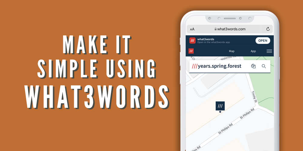 Add what3words to your delivery address! 